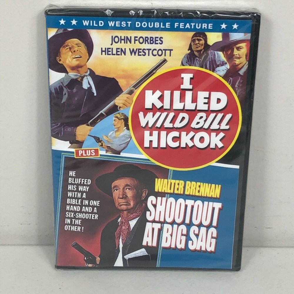 I Killed Wild Bill Hickok Shootout At Big Sag Double Feature DVD Region 1 B & W